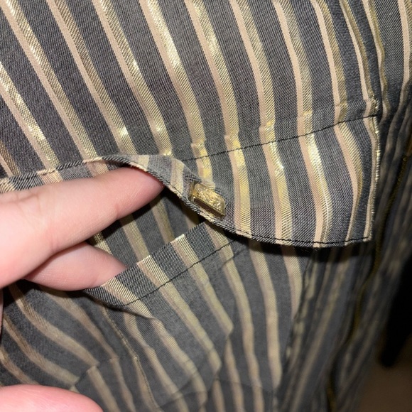 Striped Button-Up Shirt - Picture 4 of 7